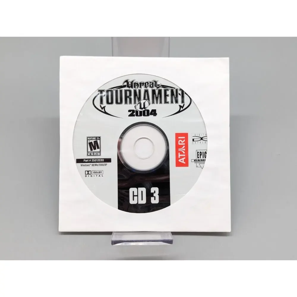 Unreal Tournament 2004 PC Game 2004 Complete 6 CD Set Tested